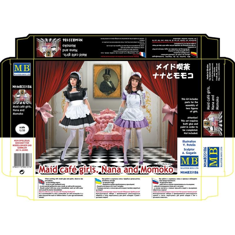 GENERICO - MB 35186 MAID CAFE GIRLS NANA AND MOMOKO 1-35
