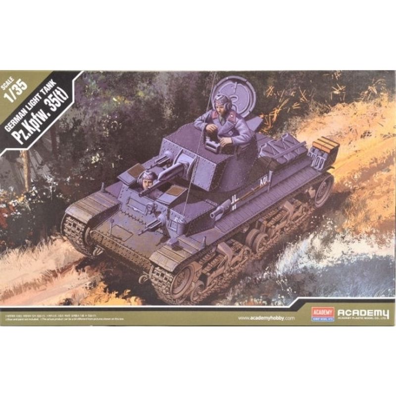 ACADEMY - ACADEMY 13280 GERMAN LIGHT TANK PZ KPFW 35 ( T )