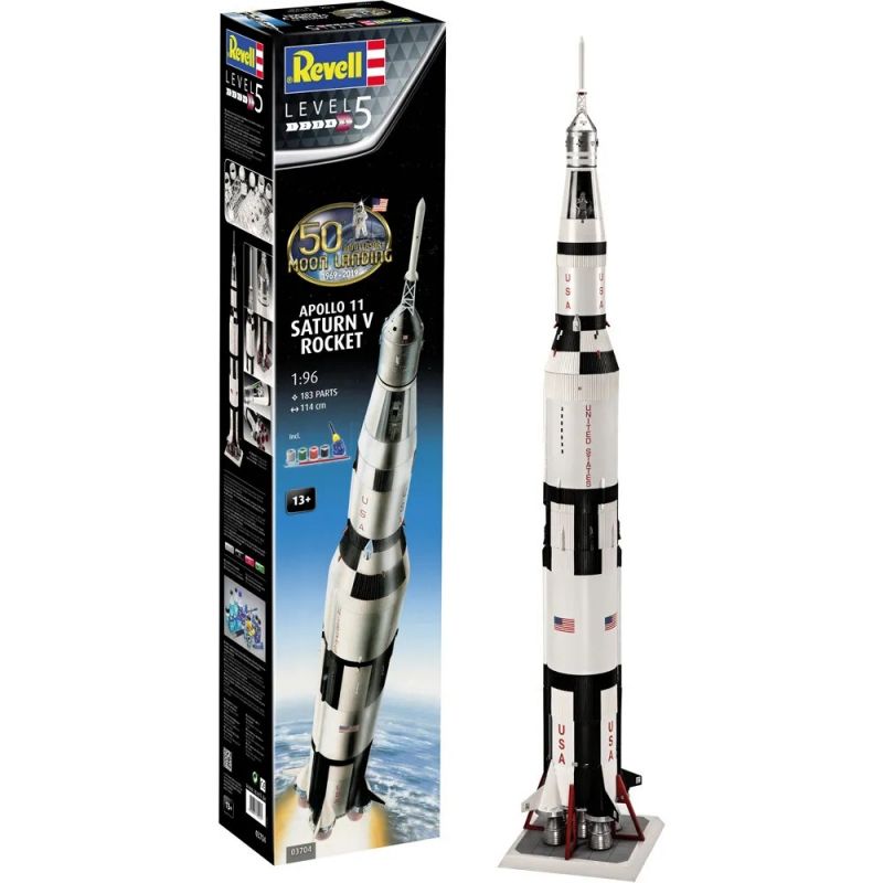 REVELL - REVELL 03704 APOLLO 11 SATURN V ROCKET 1:96