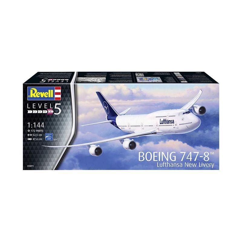 REVELL - REVELL 03891 BOEING 747 8 LUFTHANSANEW LIVERY 1-144