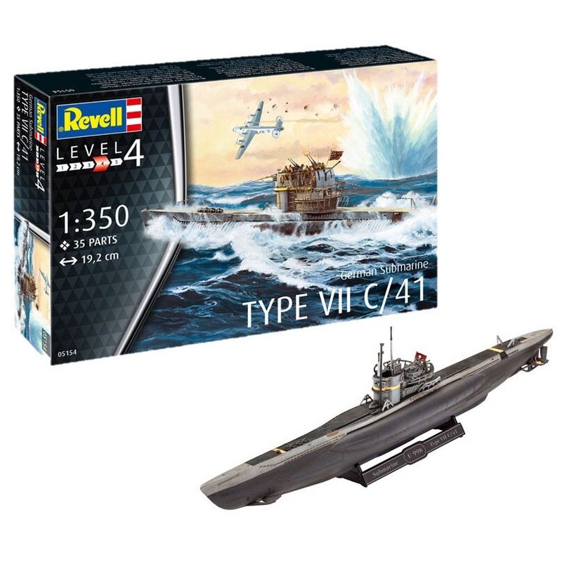 REVELL - REVELL 05154 GERMAN SUBMARINE TYPE VII C 41 1-350