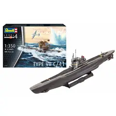 REVELL - 05154 GERMAN SUBMARINE TYPE VII C 41 1-350