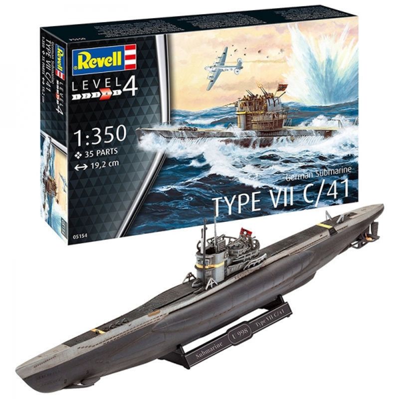 REVELL - REVELL 65154 MODEL SET GERMAN SUBMARINE TYPE 1-350