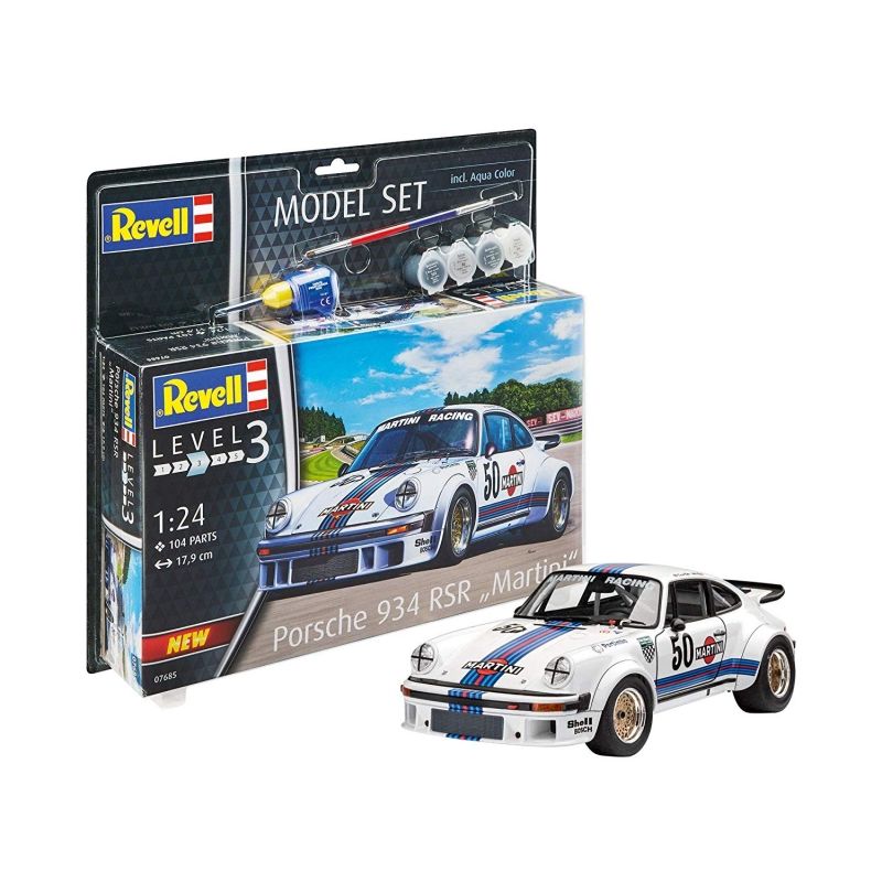 REVELL - REVELL 67685 MODEL SET PORSCHE 934 RSR MARTINI 1-24