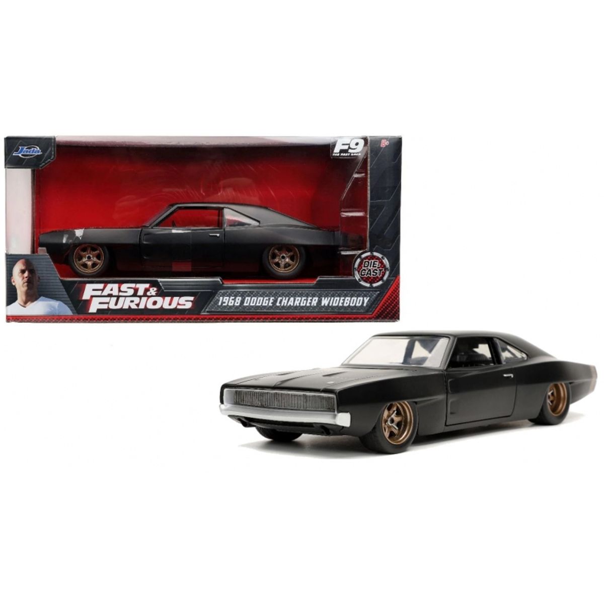 GENERICO - JADA 32614 1:24 FAST AND FURIOUS 9 DOM S 1968 DODGE CHARGER
