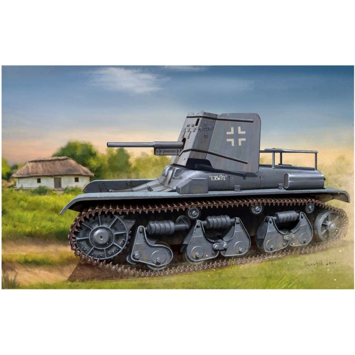 GENERICO - HOBBYBOSS 83895 GERMAN 3.7CM PAK 35/36 AUF PZ KPFW 35R ( F )