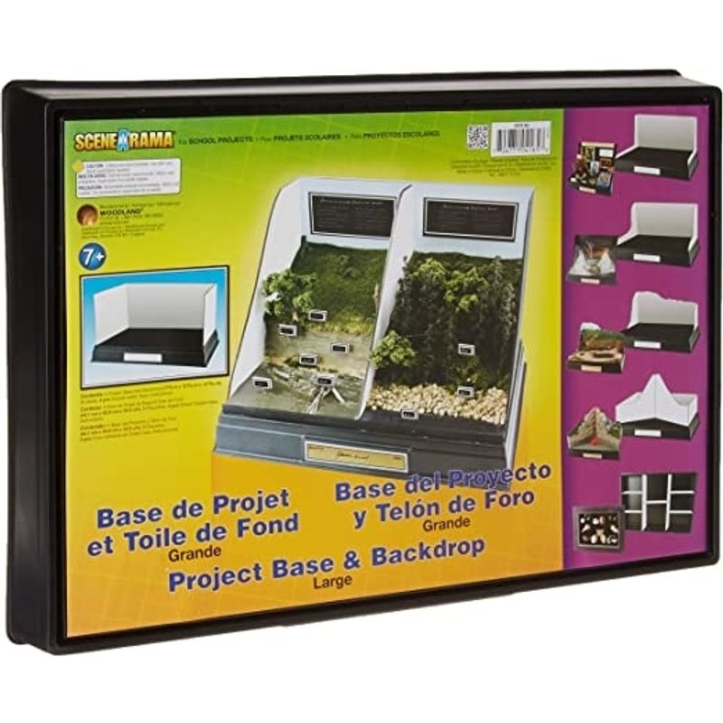 GENERICO - WOODLAND 4166 SCENE A RAMA PROJECT BASE AND BACKDROP ( 7.5