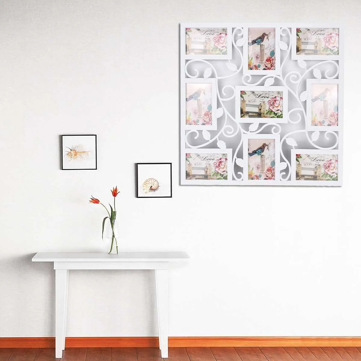 U BUY - Marco De Fotos Decorativo Compuesto Por 9 Marcos De Fotos