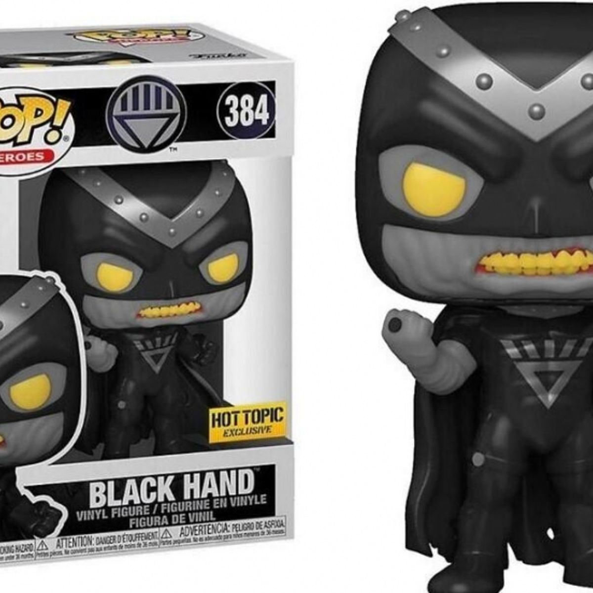 FUNKO - FUNKO 54619 POP DC BLACK HAND HOT TOPIC