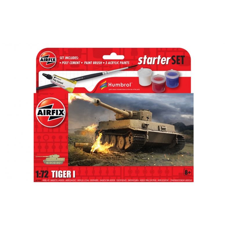 GENERICO - AIRFIX 55004 STARTER SET TIGER 1 1-72