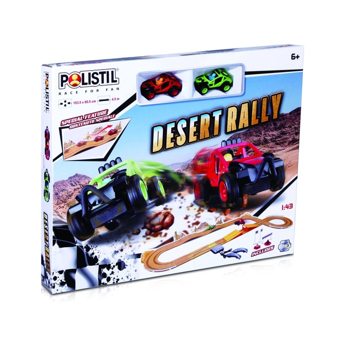 POLISTIL - POLISTIL 96114 1-43 DESERT RALLY RACE SET