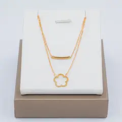 EL MUNDO DE LA PLATA - Collar de ORO 18K Italiano