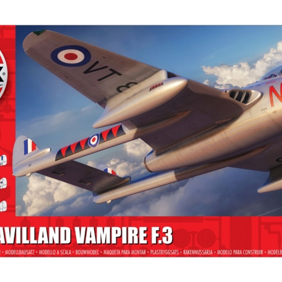 GENERICO - AIRFIX 06107 1-48 DE HAVILLAND VAMPIRE F3