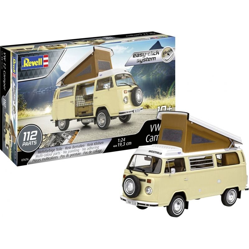 REVELL - REVELL 07676 VW T2 CAMPER EASY CLICK SYSTEM