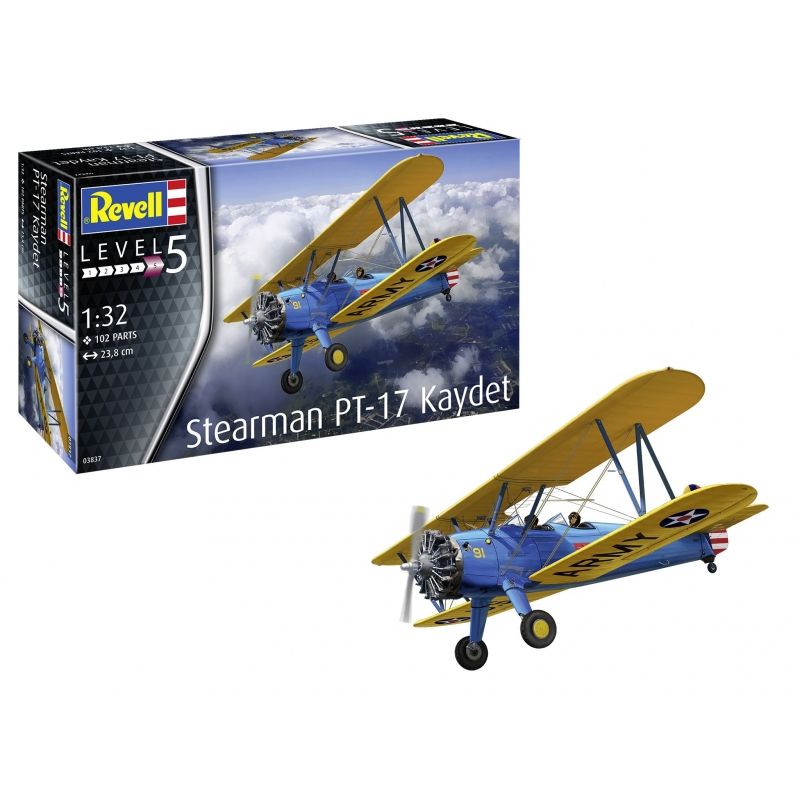 REVELL - REVELL 03837 STEARMAN PT 17 KAYDET 1:32