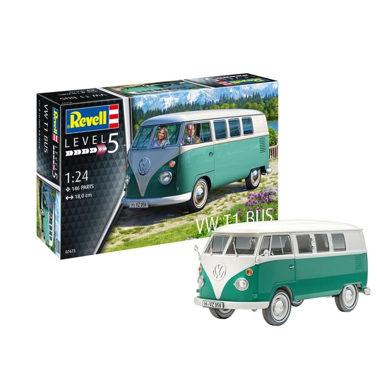 REVELL - REVELL 07675 VW T1 BUS 1-24