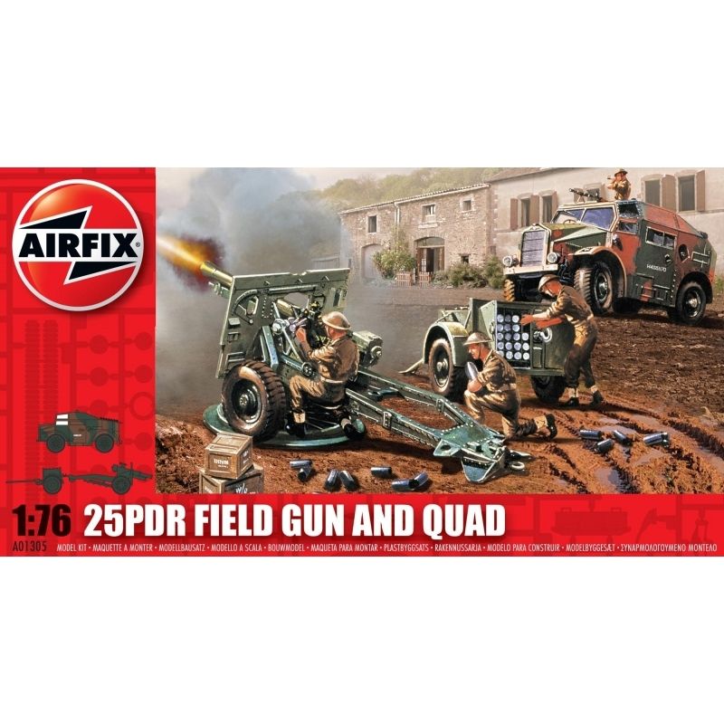 GENERICO - AIRFIX 01305 25 PDR FIELD GUN 1:72