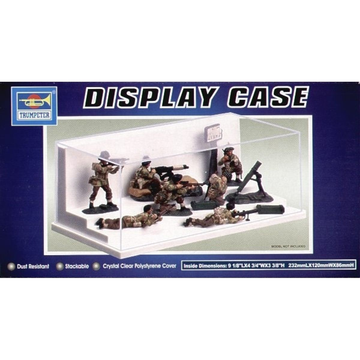 GENERICO - TRUMPETER 09810 232X120X86 MM DISPLAY CASE