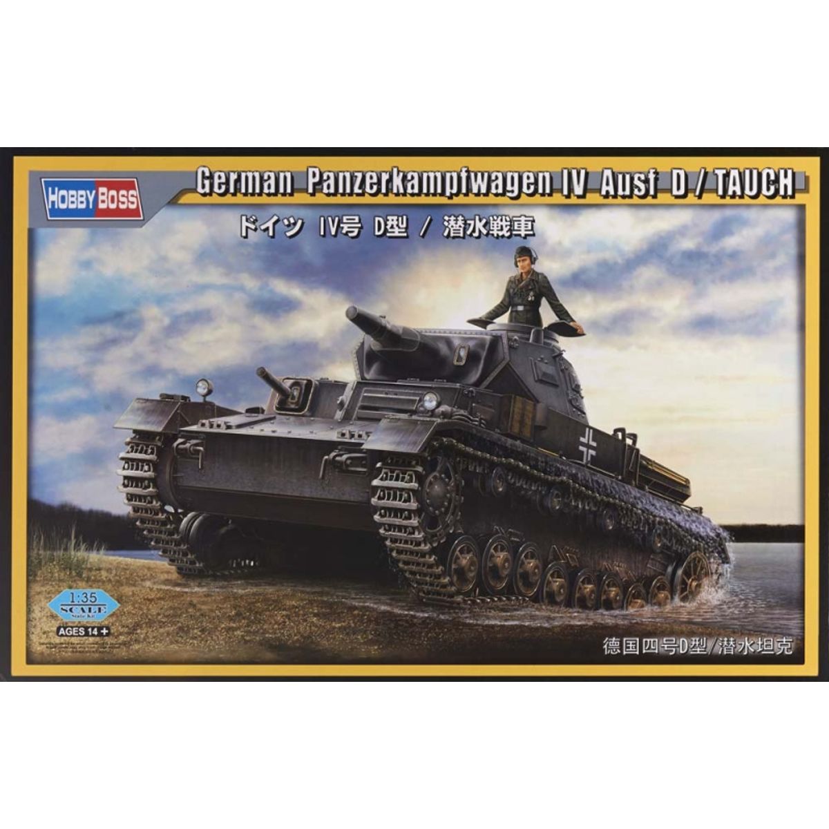 GENERICO - HOBBYBOSS 80132 GERMAN PANZERKAMPFWAGEN IV AUSF D TAUCH 1-35