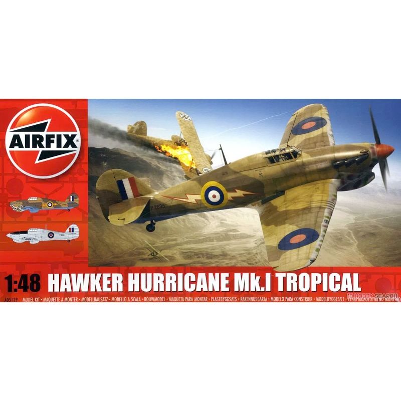 GENERICO - AIRFIX 05129 HAWKER HURRICANE MK I TROPICAL 1:48