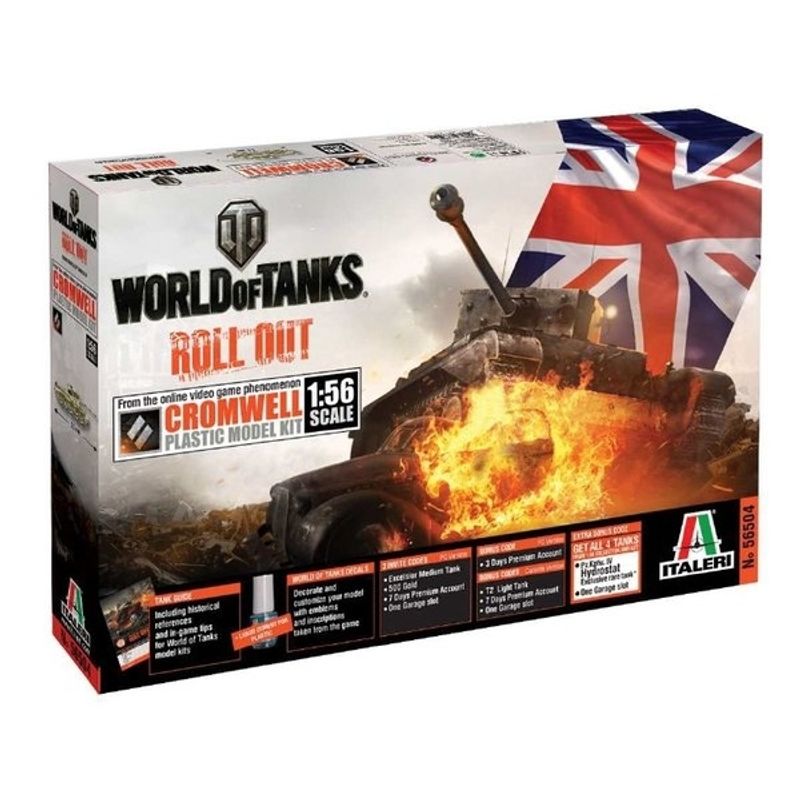 ITALERI - ITALERI 56504 WORLD OF TANKS CROMWELL 1:56