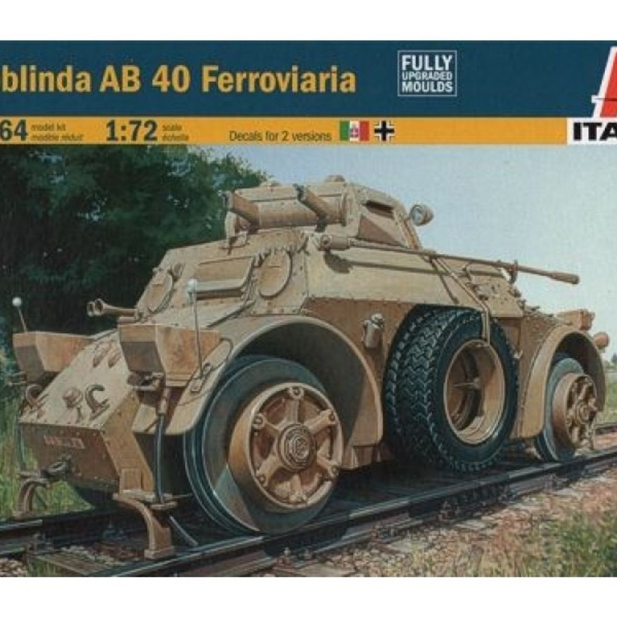 ITALERI - ITALERI 7064 AUTBLINDA AB 40 FERROVIARIA 1:72