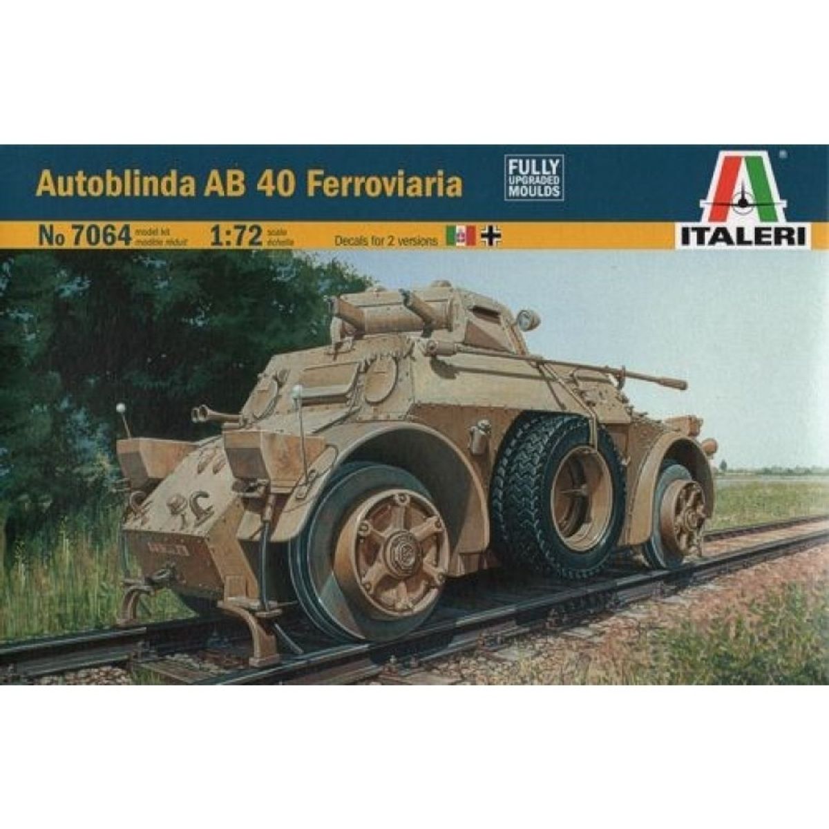 ITALERI - ITALERI 7064 AUTBLINDA AB 40 FERROVIARIA 1:72