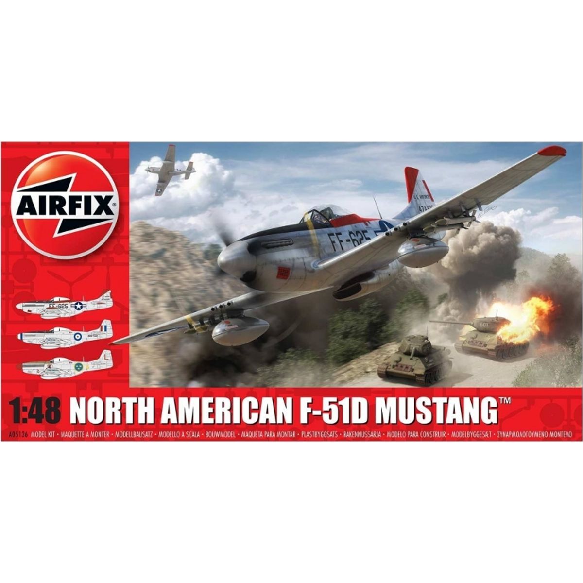 GENERICO - AIRFIX 05136 NORTH AMERICAN F51D MUSTANG 1-48 SCALE-