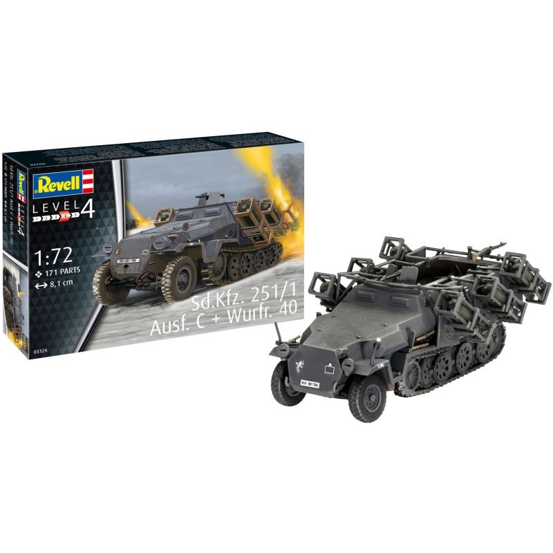 REVELL - REVELL 03324 SD KFZ 251/1 AUSF C + WURFR 40 1:72