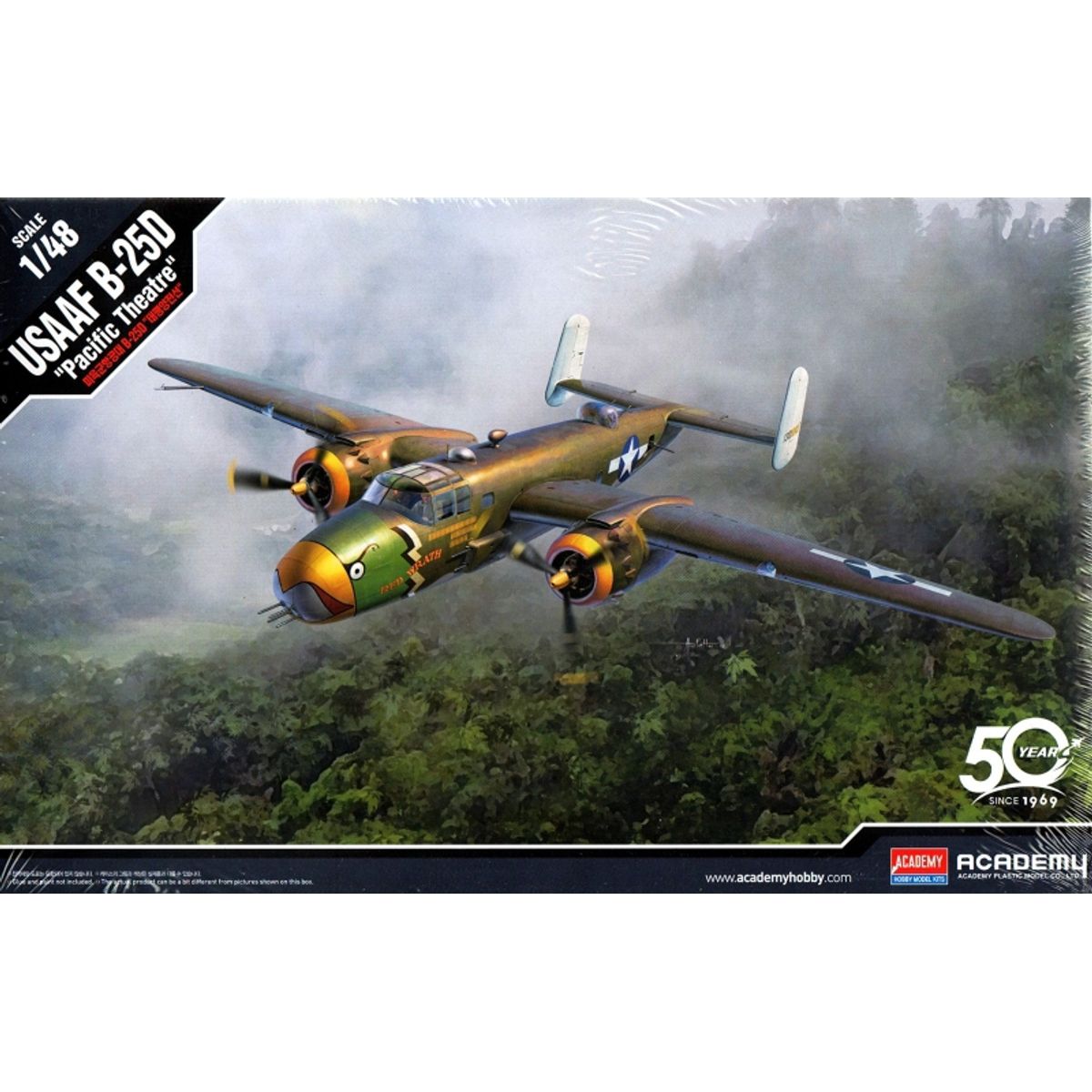 ACADEMY - ACADEMY 12328 1-48 USAAF B 25D PACIFIC THEATRE
