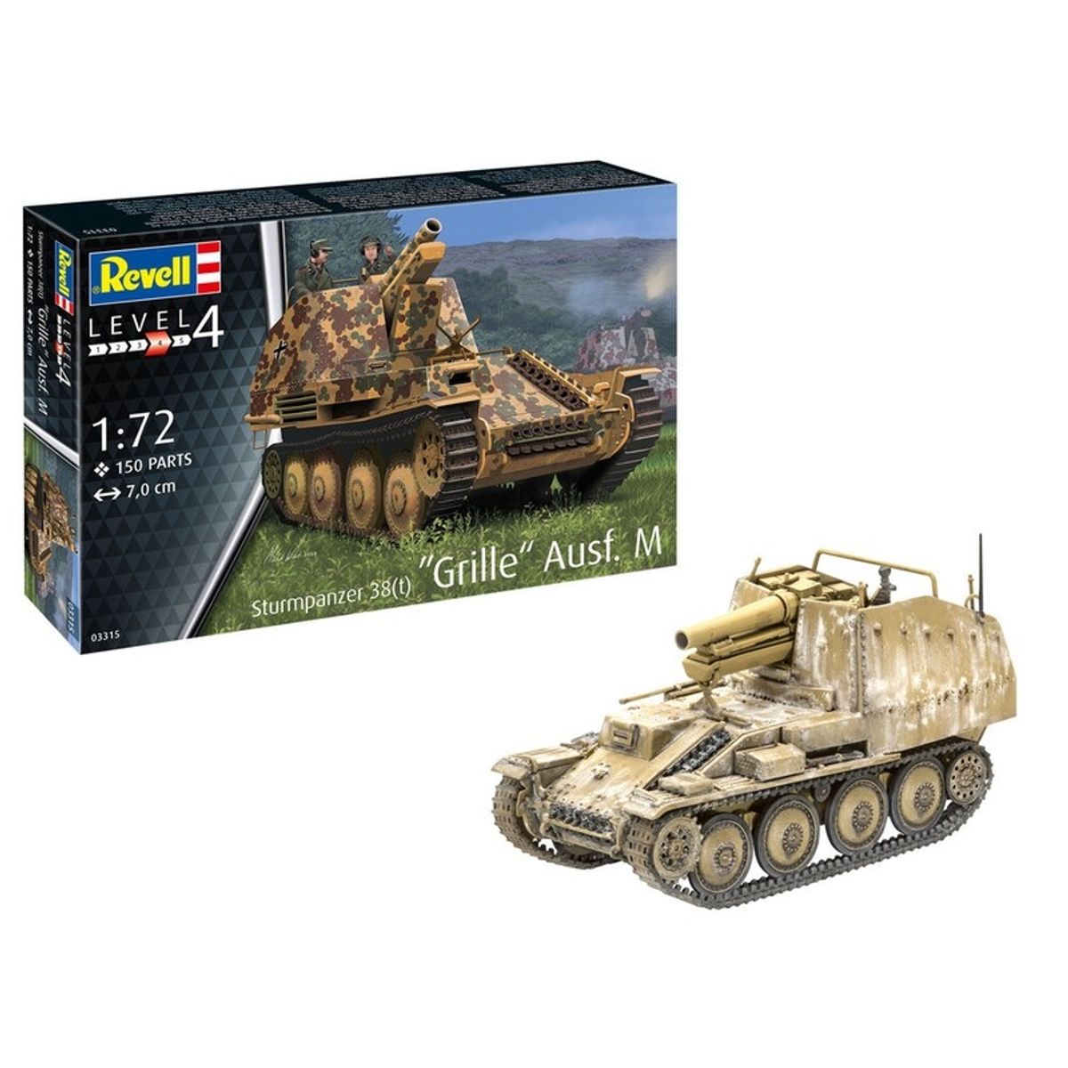 REVELL - REVELL 03315 1:72 STURMPANZER 38 ( T ) GRILLE AUSF M