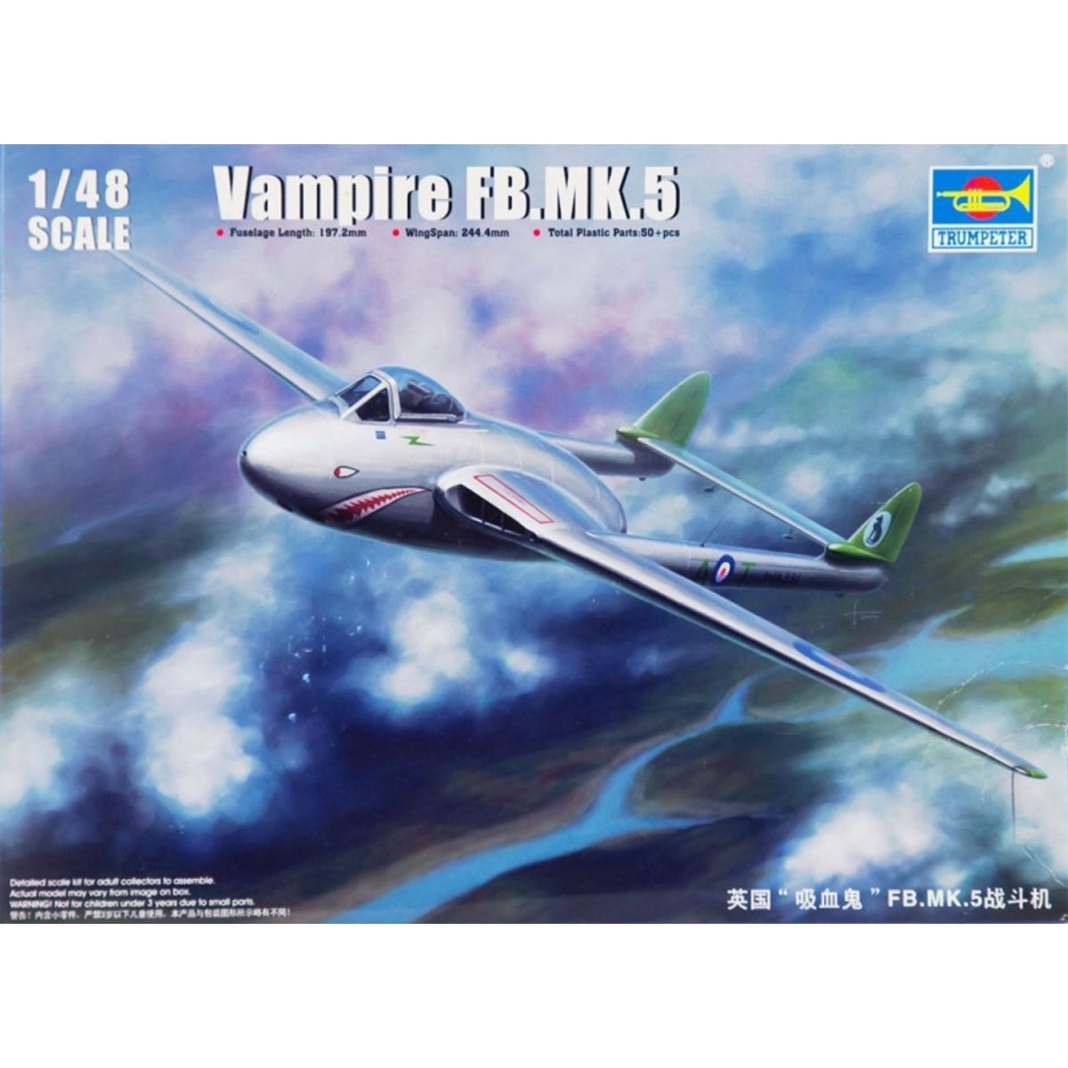 GENERICO - TRUMPETER 02874 VAMPIRE FB MK 5 1-48