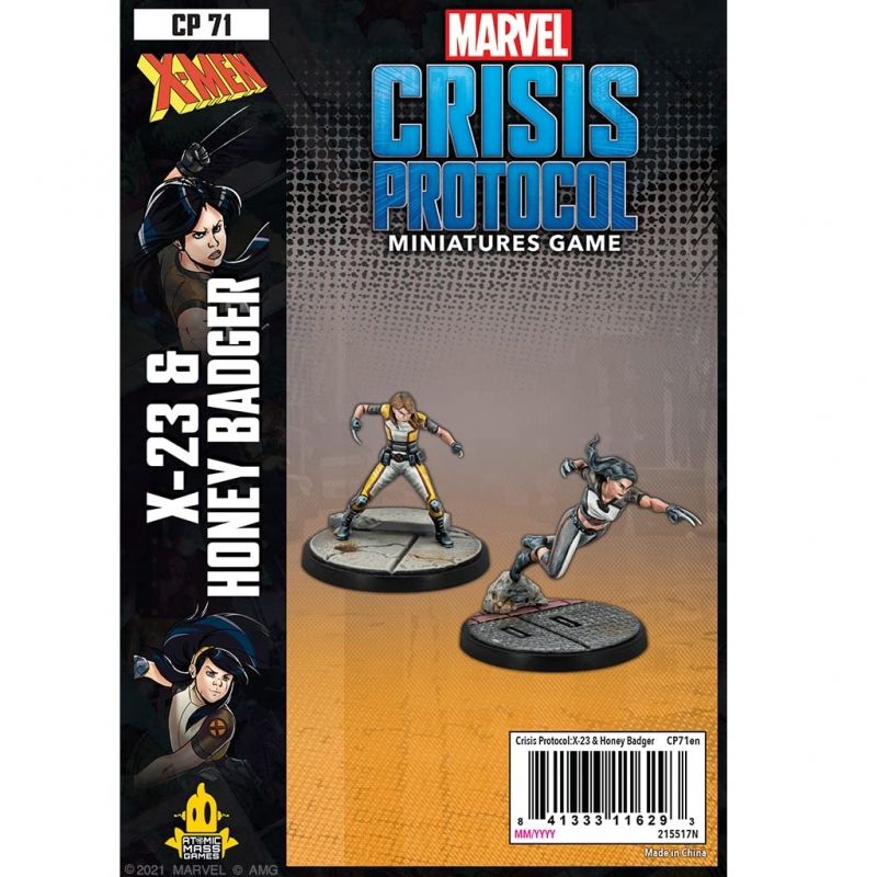 ATOMIC - ATOMIC MASS GAMES CP71 MARVEL CRISIS PROTOCOL X 23 AMP AMP