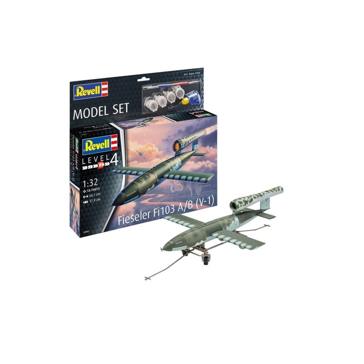 REVELL - REVELL 63861 MODEL SET FIESELER FI103 V 1