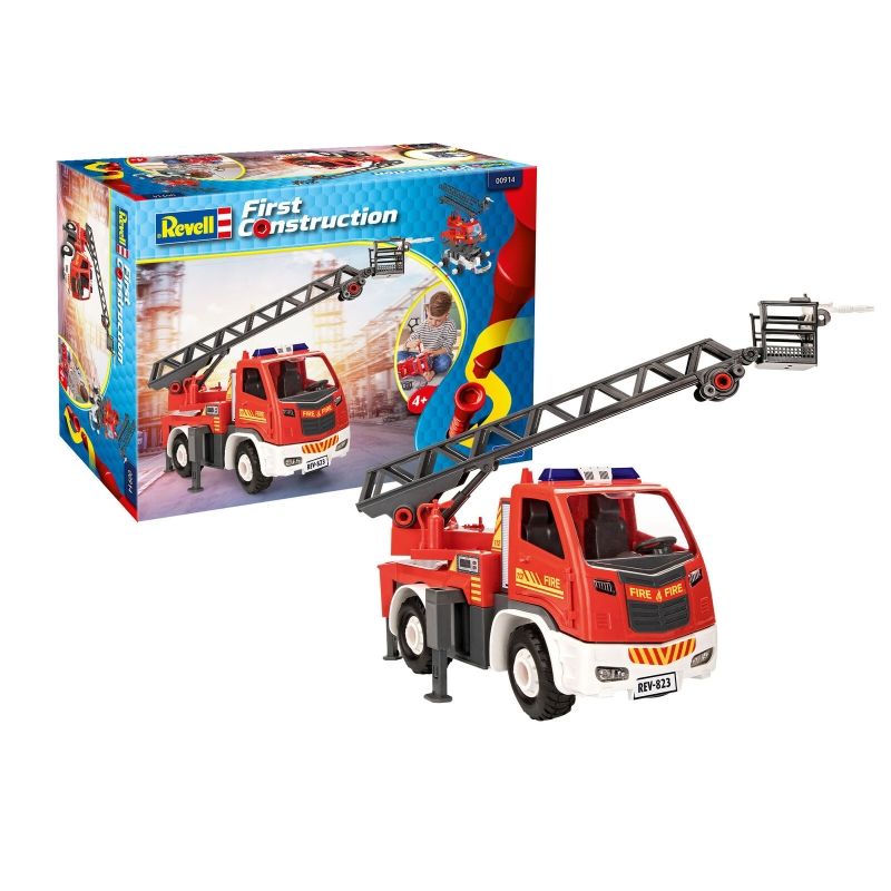 REVELL - REVELL 00914 TURNTABLE LADDER FIRE TRUCK 1-20