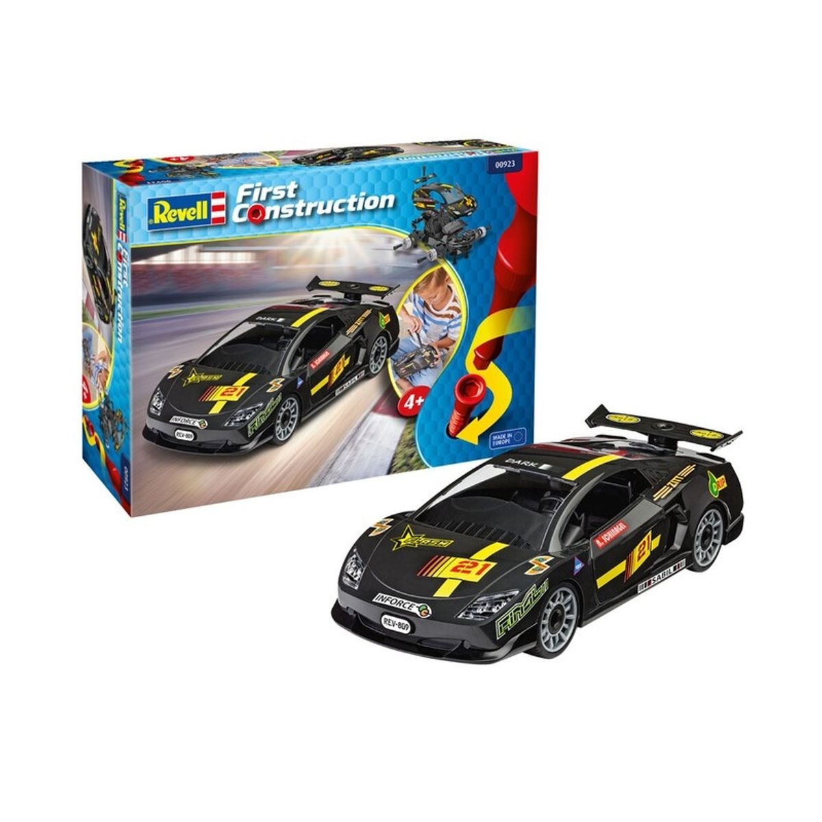 REVELL - REVELL 00923 RACING CAR, BLACK