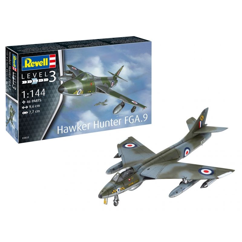 REVELL - REVELL 03833 HAWKER HUNTER FGA 9 1-144