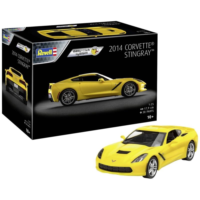 REVELL - REVELL 07825 2014 CORVETTE STINGRAY ( EASY CLICK ) 1:25