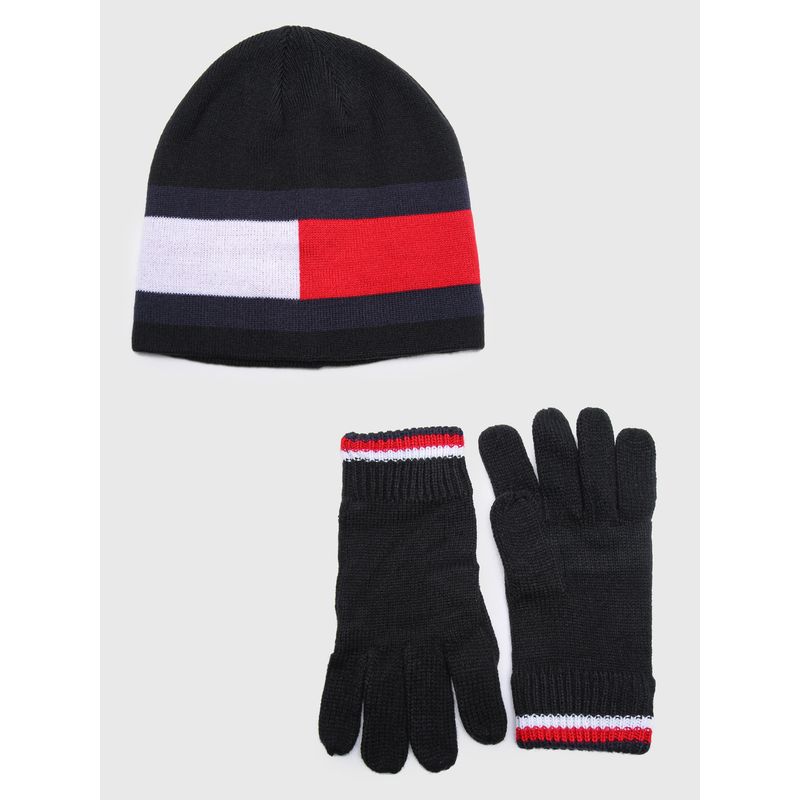 TOMMY HILFIGER - Pack Gorro Beanie Y Guantes Multicolor Tommy Hilfiger