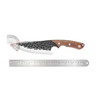 Cuchillo Carnicero Parrillero Deshuesador Forjado A Mano