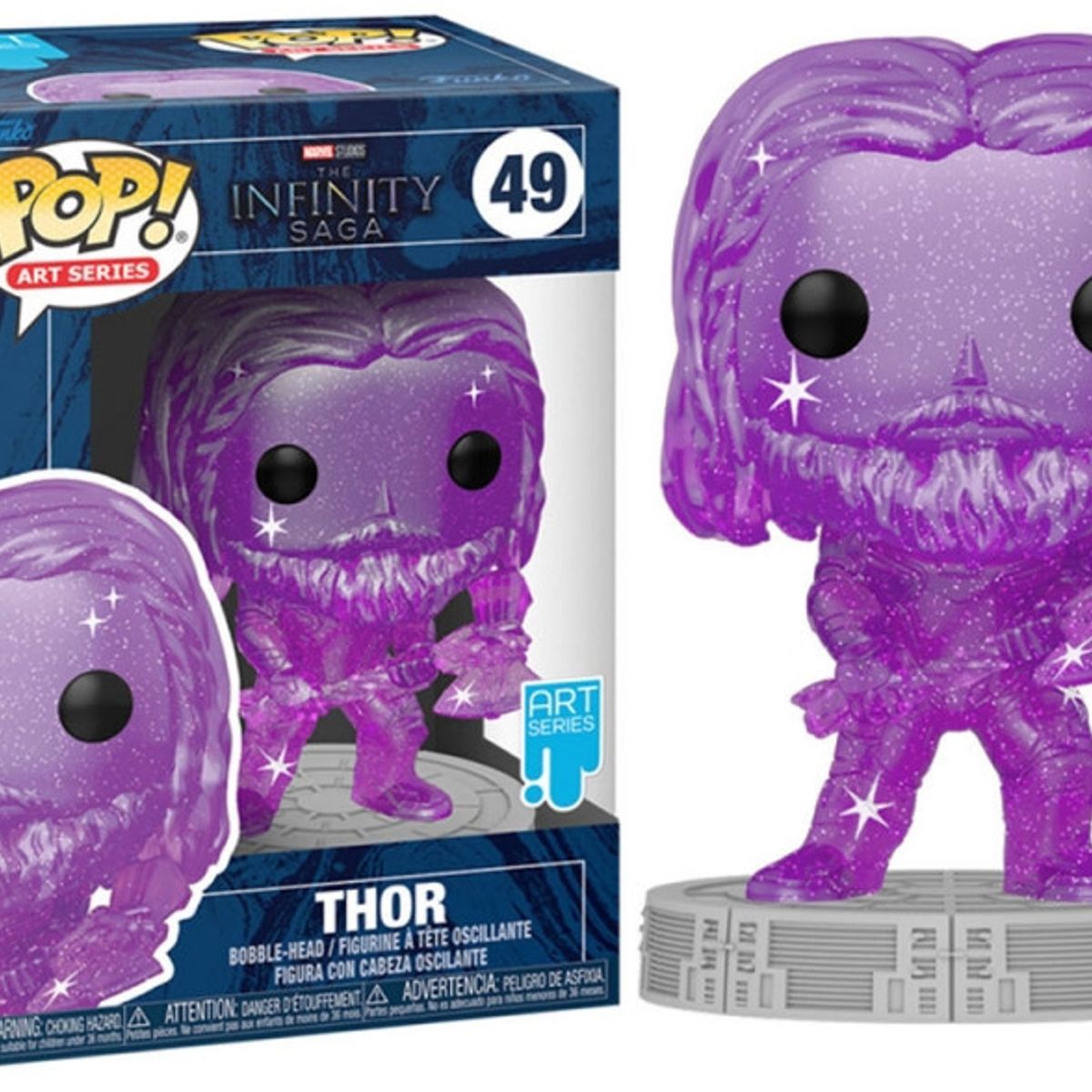 FUNKO - FUNKO 57618 POP ARTIST SERIES INFINITY SAGA THOR ( PURPLE )