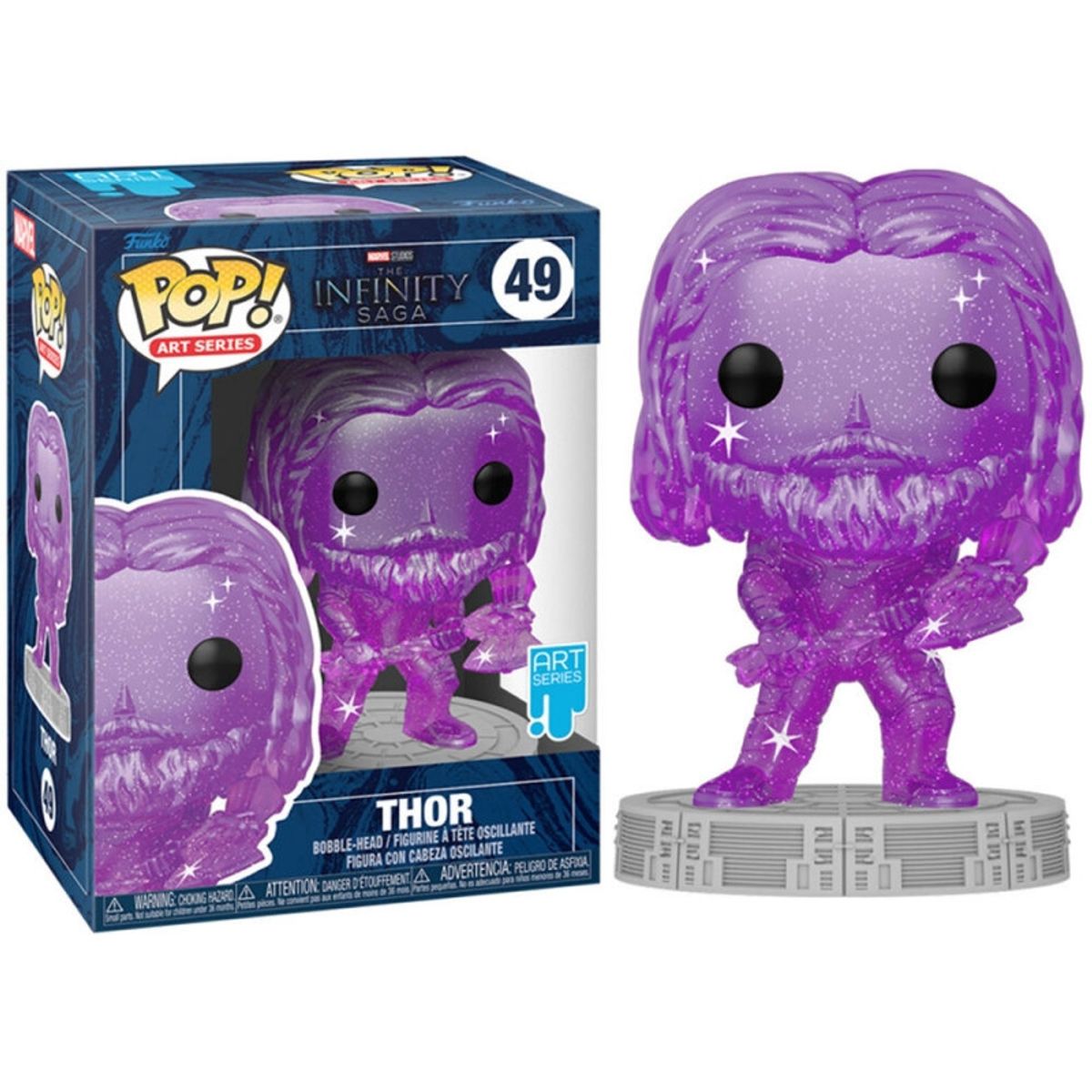 FUNKO - FUNKO 57618 POP ARTIST SERIES INFINITY SAGA THOR ( PURPLE )