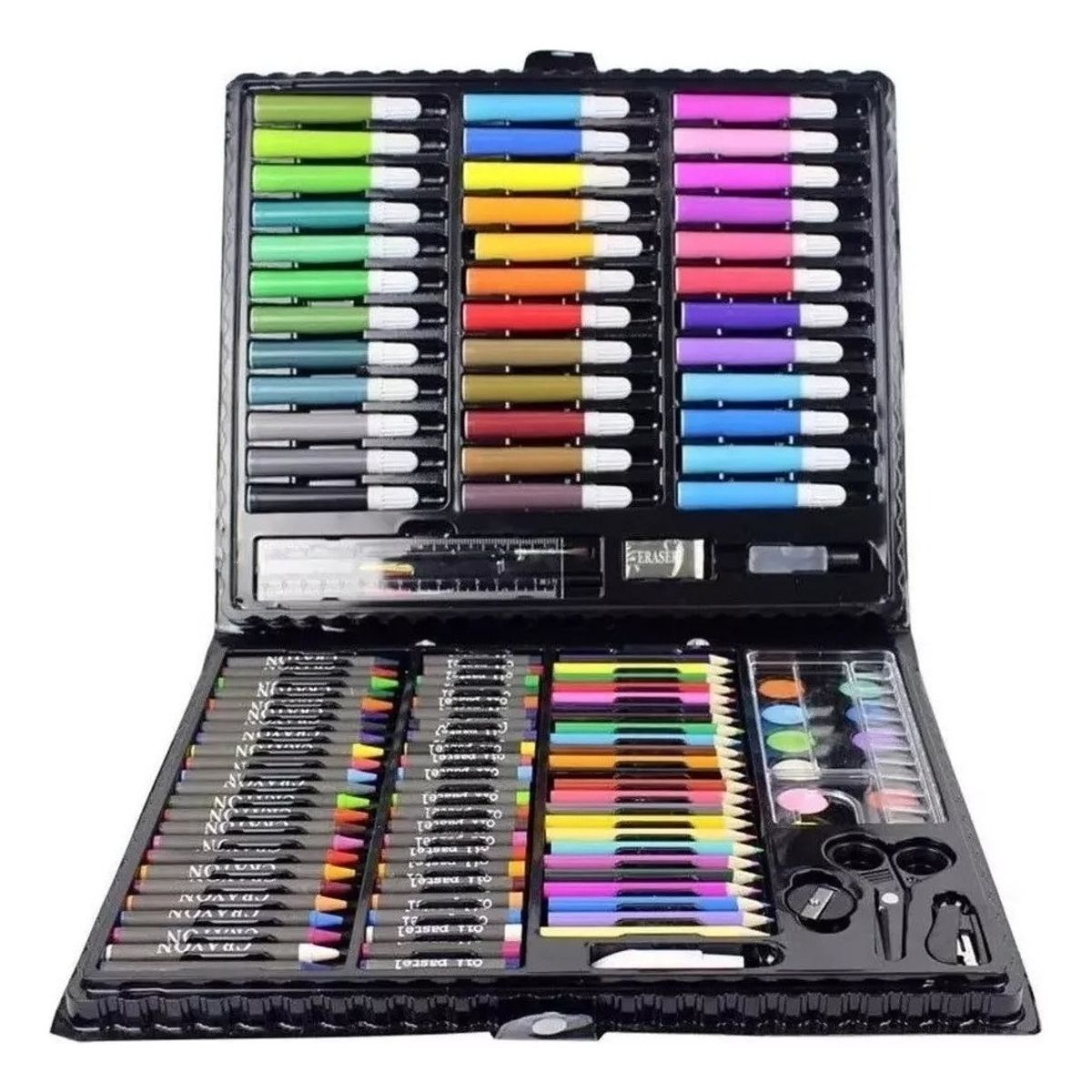 U BUY - Set De Arte Maleta 150 Piezas Lápices Para Colorear