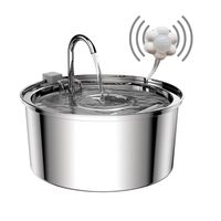 Bebedero Gato Acero Inox Llave Silenciosa Sensor Movimiento…