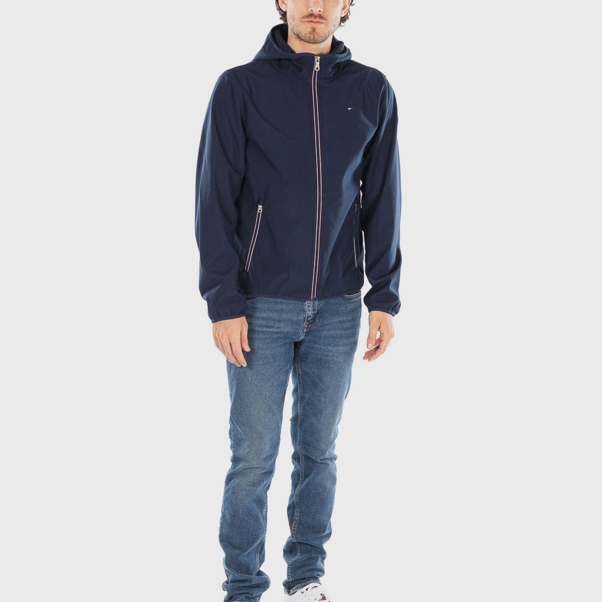 TOMMY HILFIGER - Chaqueta Hoodie Softshell Azul Tommy Hilfiger