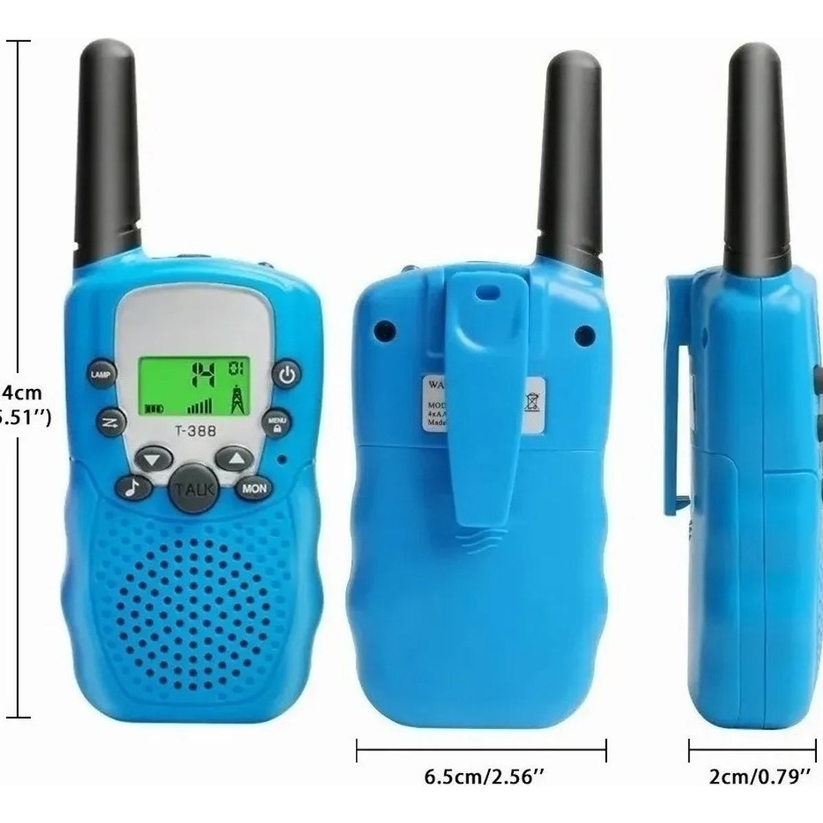 U BUY - Pack 2 Radio Walkie Talkie Woki Toki + Linterna Xl Pro