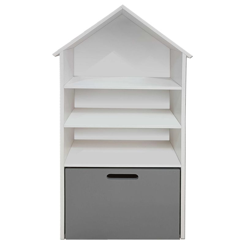 DECORACION CREATIVA - Juguetero Repisa Casa Infantil Blanco Grafito Montessori…