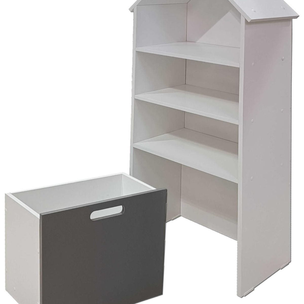 DECORACION CREATIVA - Juguetero Repisa Casa Infantil Blanco Grafito Montessori…