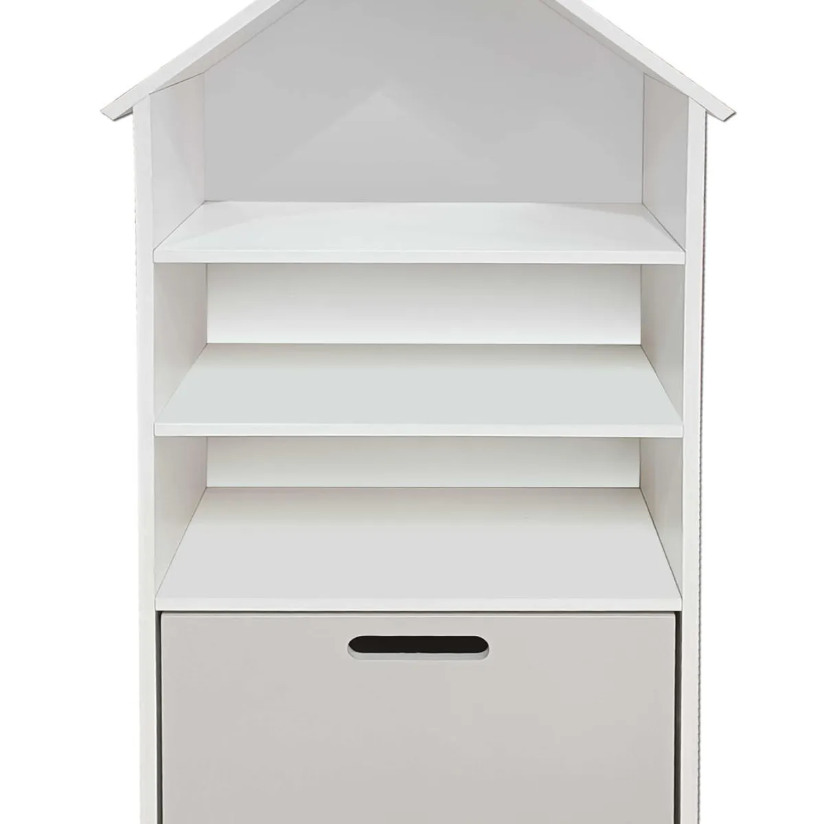 DECORACION CREATIVA - Juguetero Repisa Casa Infantil Blanco Gris Montessori…