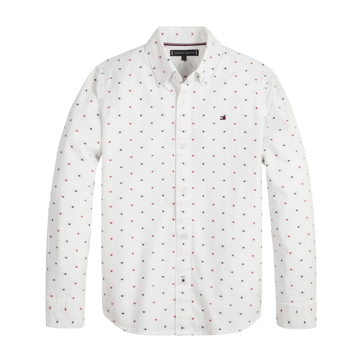 TOMMY HILFIGER - Camisa Monogram Logo Blanco Tommy Hilfiger